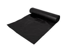 Plastic bags 300 x 550 x 0 6 Double black 100pcs