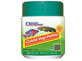 Cichlid Vegi Pellet Medium 100g